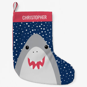 Jullagret Cute Shark Liten Julstrumpa