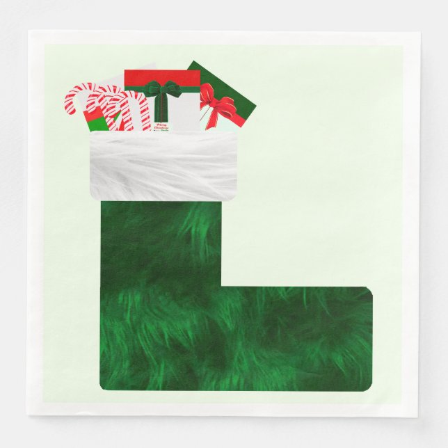 Jullagret Dinner Napkins Pappersservett (Framsida)