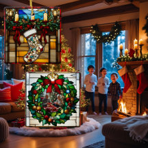 Jullagret Faux-lagat glas