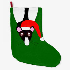 Jullagret i Santa råtta Stor Julstrumpa