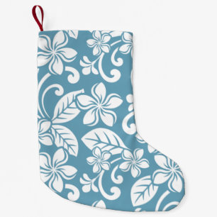 Jullagret ISLAND PLUMERIA (SLATE BLUE) Liten Julstrumpa