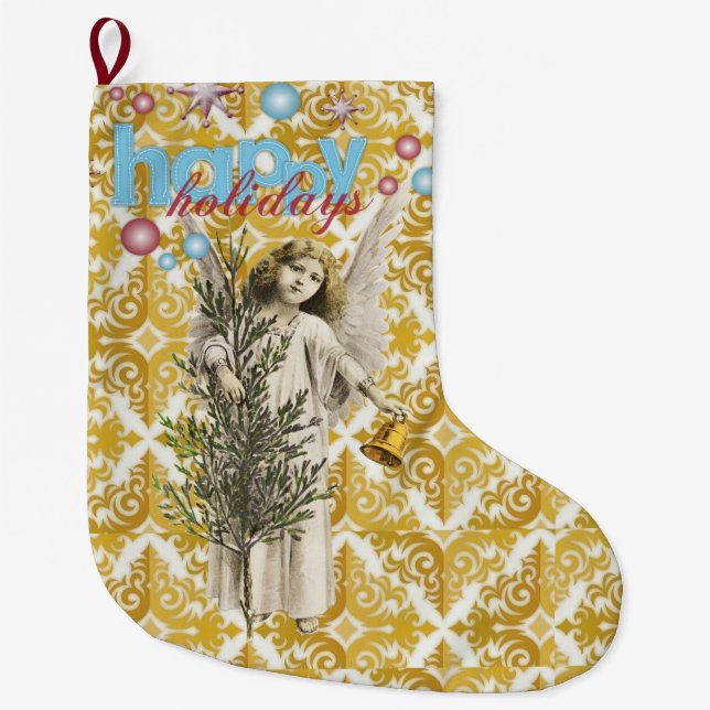 Jullagret, Julgel Glad helg Stor Julstrumpa (Framsidan)