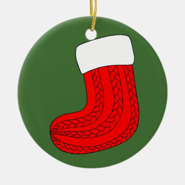 Jullagret Julgransprydnad Keramik (Framsidan)