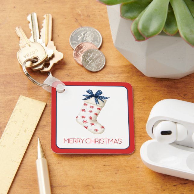 Jullagret Kuströda krabbor Nyckelring (Skrivbord)