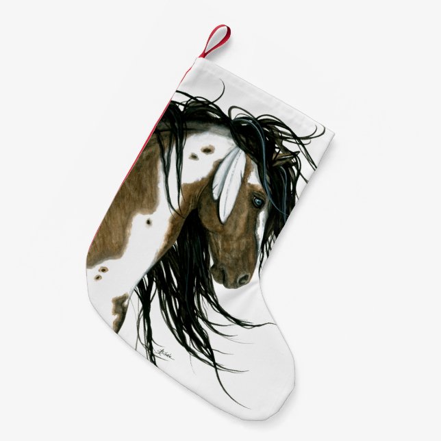 Jullagret Majestic Horses by Bihrle Liten Julstrumpa (Framsidan (Hängande))