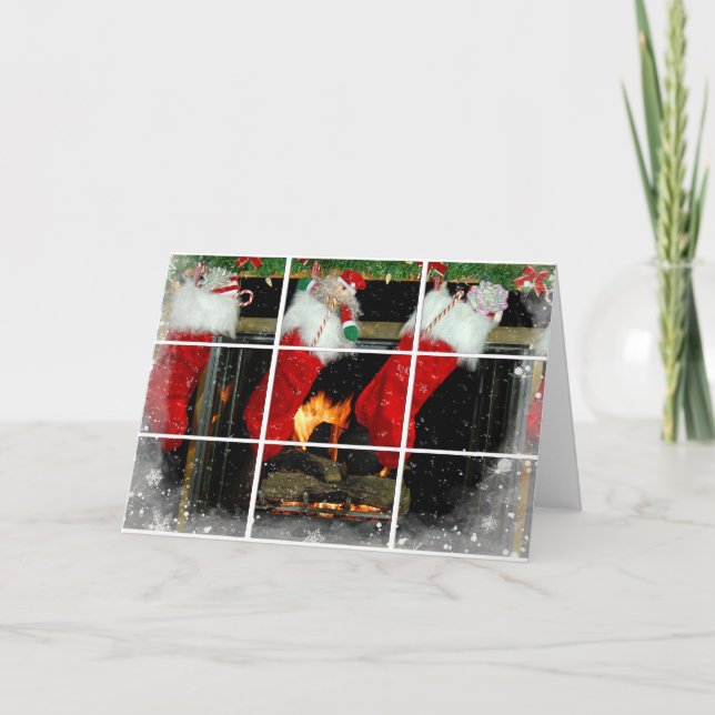 Jullagret på Fireplace Helgkort (Framsida)