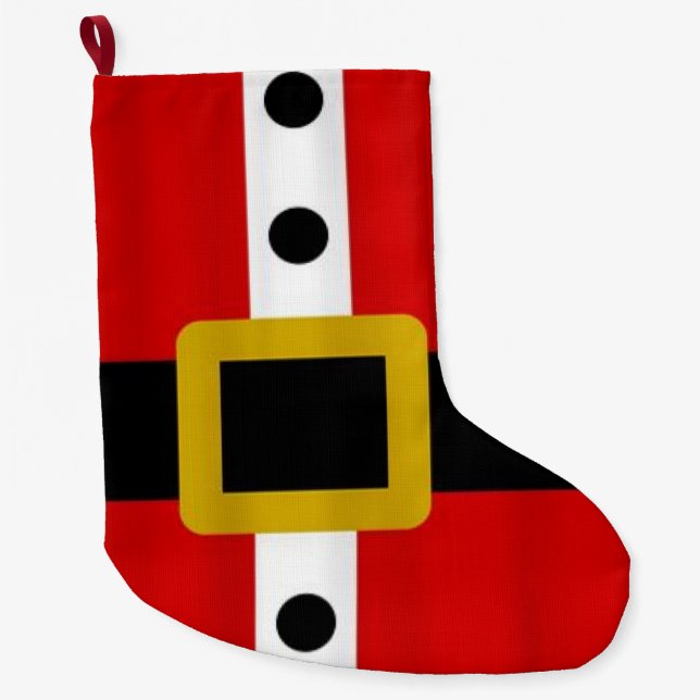 Jullagret/Santas Kostym Stor Julstrumpa (Framsidan)