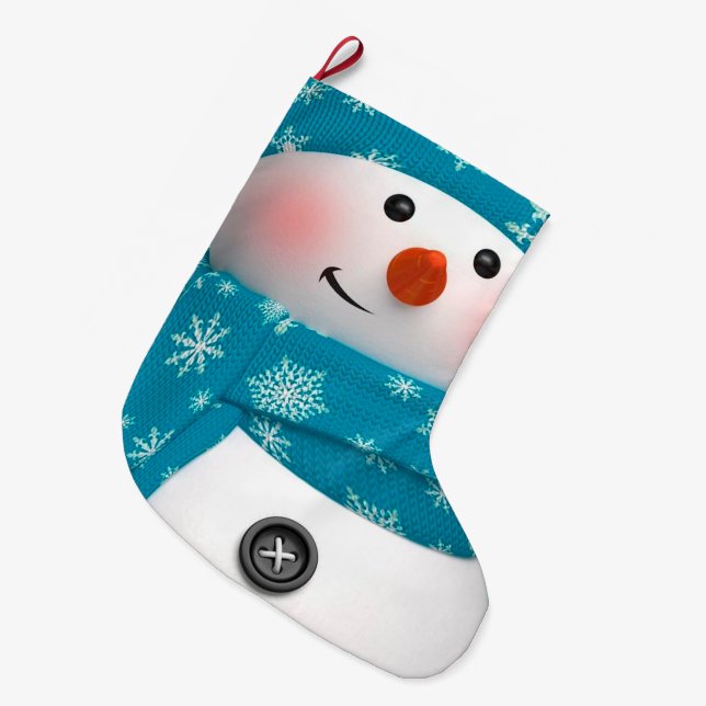 Jullagret/Snögubbe Stor Julstrumpa (Framsidan (Hängande))
