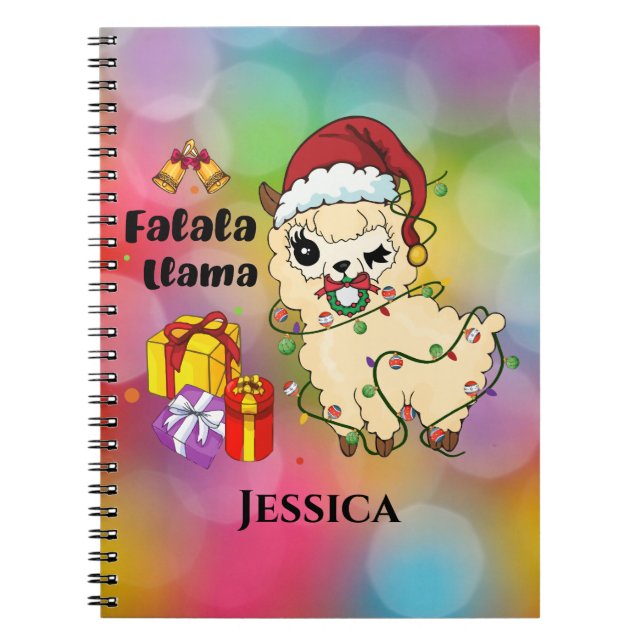 JulLama anteckningsbok (Framsidan)
