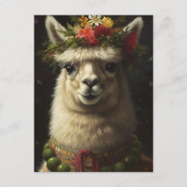 JulLama Vykort