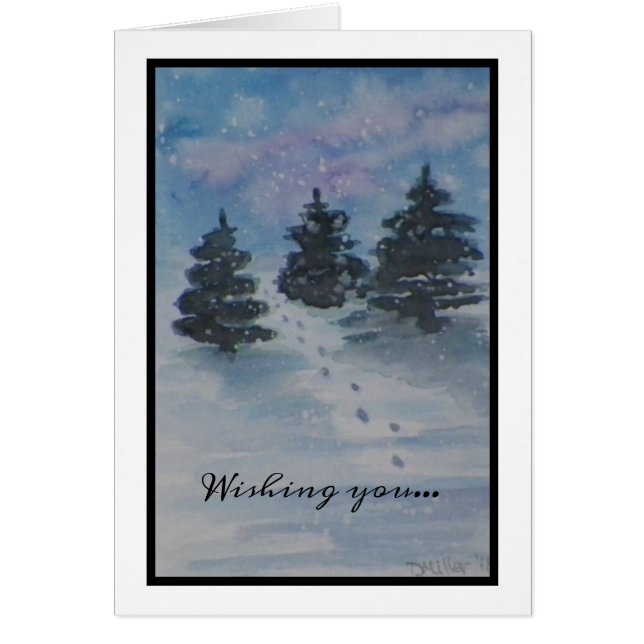 Jullandskapet Land Hälsningskort (Framsidan)