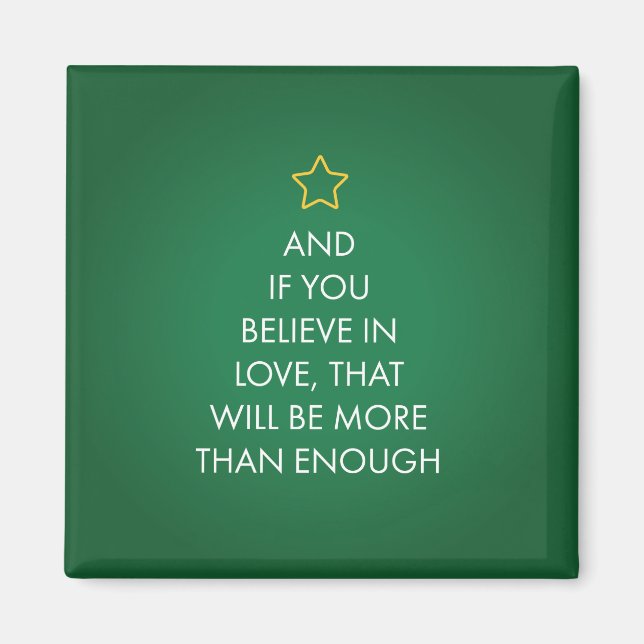 Jullängtan, magnet (Framsidan)