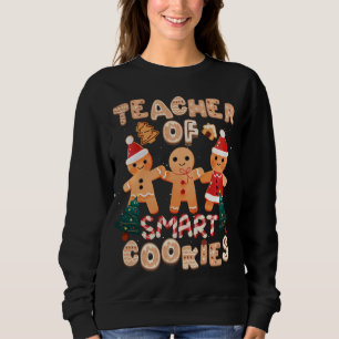Jullärare Cute Gingerbröd Cookies Funny H T Shirt