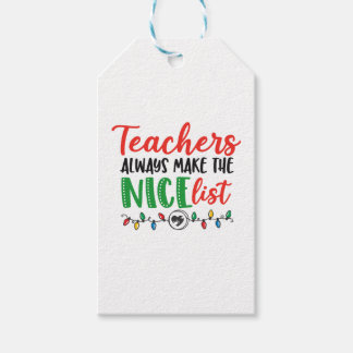 Jullärare, julklammerlista presentetikett