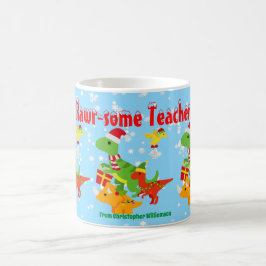Jullärare - uppskattning för Kids Dinosaur Kaffemugg