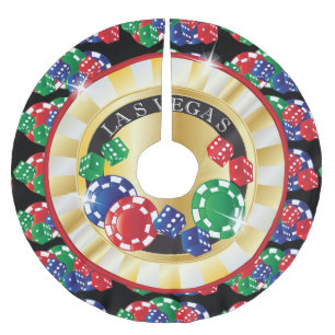 JulLas Vegas stil Julgransmatta Borstad Polyester