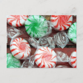 Julled julgranspepparkakor hårda pepparmintsmakar  helg vykort