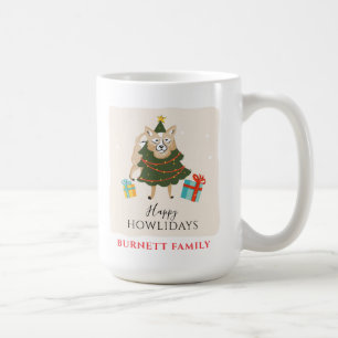 Julledags Familjeåterförening Hund Howlidays Kaffemugg