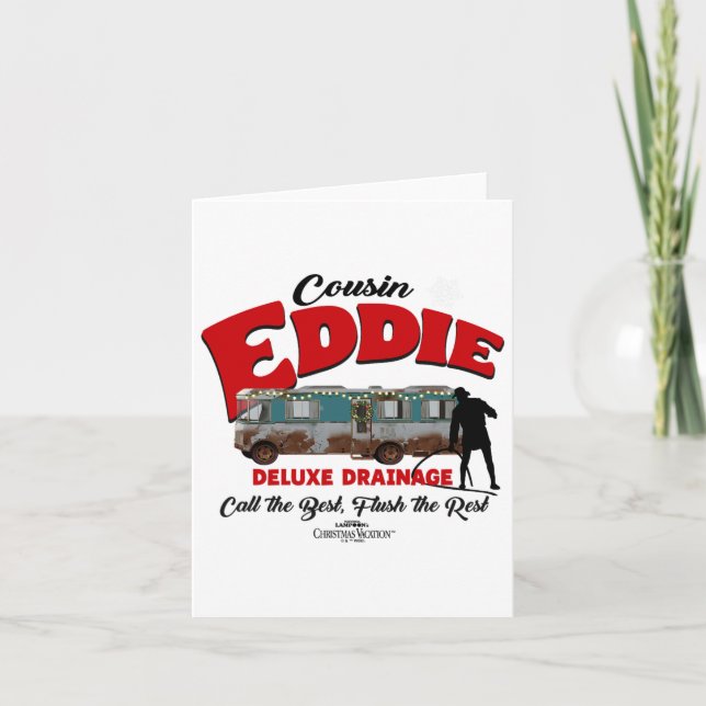 Julledig Cousin Eddie Deluxe Dränering  Kort (Framsida)
