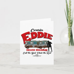 Julledig Cousin Eddie Deluxe Dränering Kort