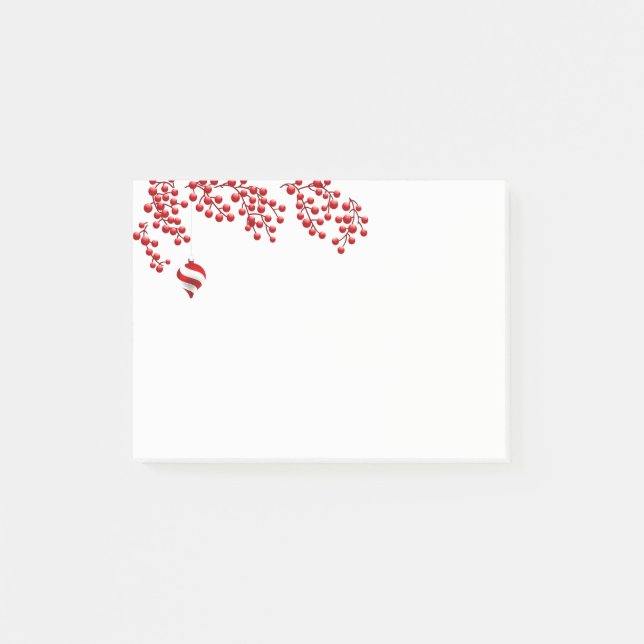 Jullediga Post It-anteckningar Post-it Block (Framsida)