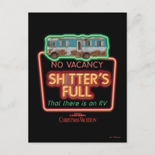 Julledighet Sh*tter's Full Neon skylt Vykort