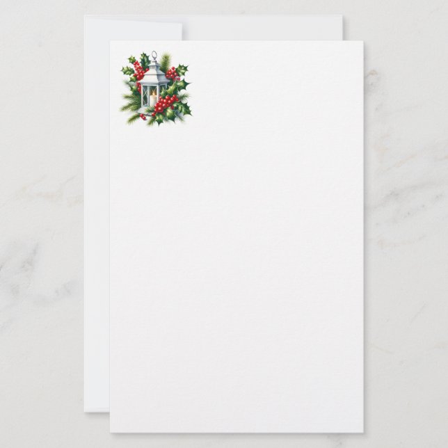 Julledigt brevpapper (Framsida)