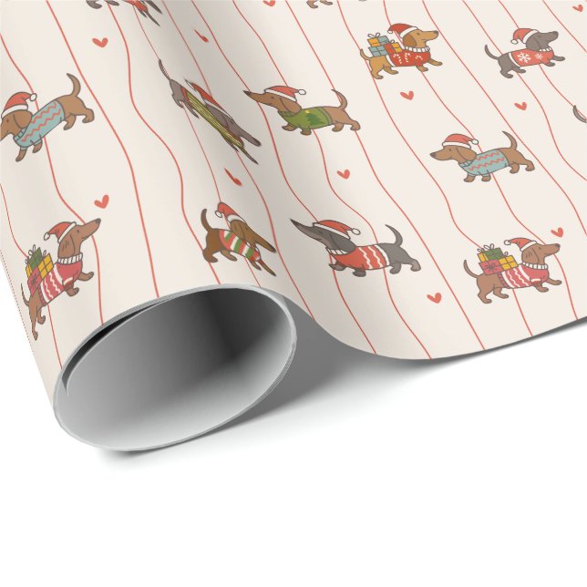 Julledigt jul presentpapper (Rullad Hörn)