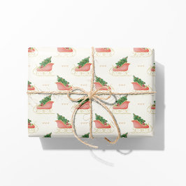 Julleigh med Träd och gåvor Presentpapper