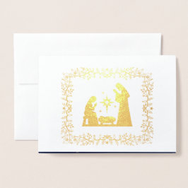 Julleksaksscenen Luxury Real Foil Cards Folierat Kort