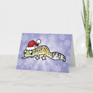 JulLeopardGecko Helgkort