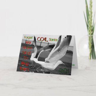 Julleverans - Fiskmås Stil Helgkort