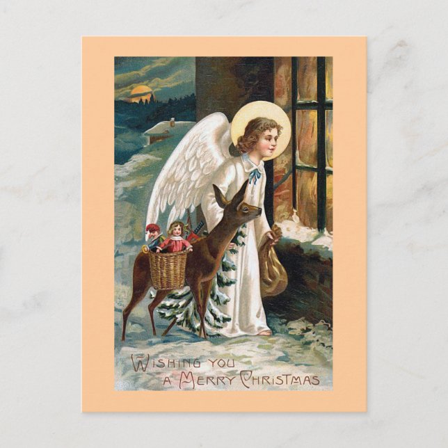 "Julleverans" Helg Vykort (Framsida)