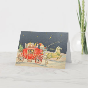 Julleverans Vintagekort  Helgkort