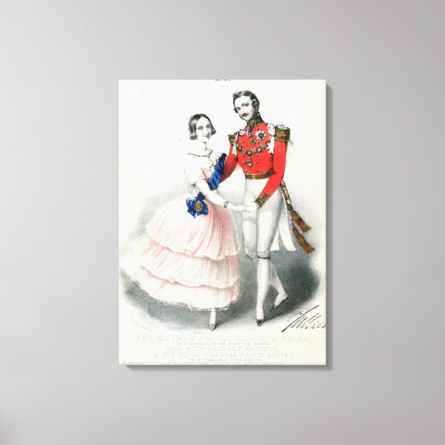 Julliens berömda polkas canvastryck (Framsida)