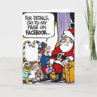 Jullista för Facebook Helgkort