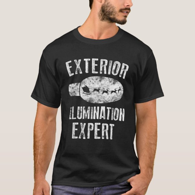 Julljus Decorator Exteriell belysning Ex T Shirt (Framsida)