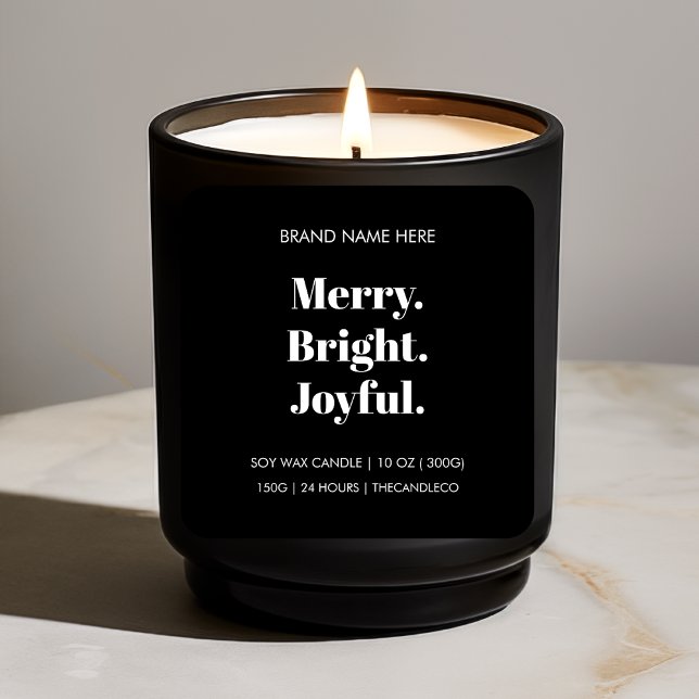 Julljus - etikett | Merry Bright Glatt (Skapare uppladdad)