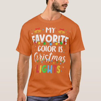 Julljus Färg Dekoration Älskare Funny Decor T Shirt