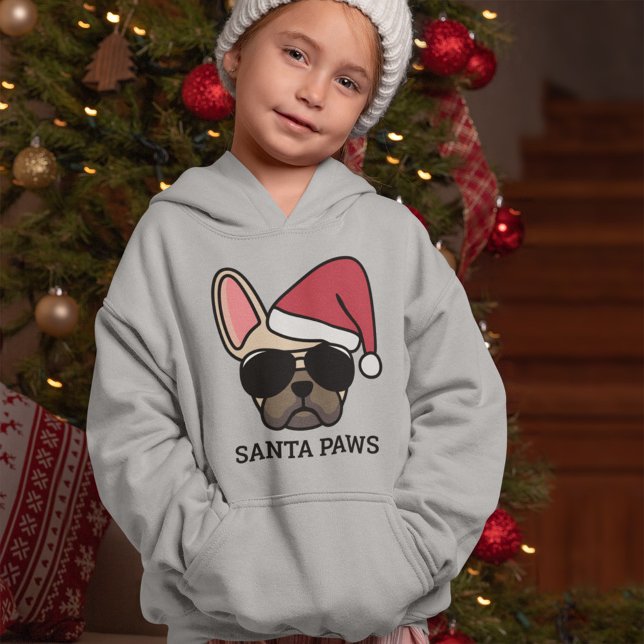 Julljus Fawn Fransk Bulldog Hoodie T Shirt (Skapare uppladdad)