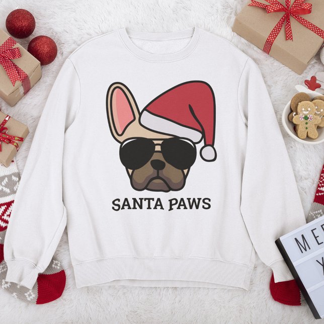 Julljus Fawn Fransk Bulldog Sweatshirt T Shirt (Skapare uppladdad)