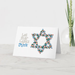 Julljus Hanukkah-kort Helgkort
