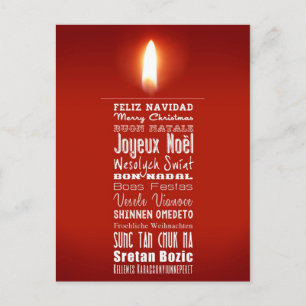 Julljus Helg Vykort