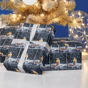 Julljus i Snö Presentpapper