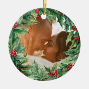 Julljus Mistel Kruskvalitativ Fotografi Jul Julgransprydnad Keramik