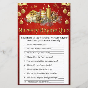 Julljus Nursery Rhyme Quiz babydusch