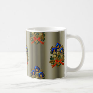 Julljus och andedräkt kaffemugg