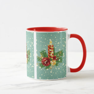 Julljus och Snöflingor Mugg