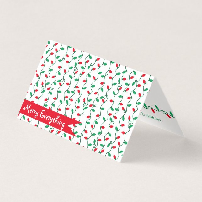 Julljus Rand l Julhälsningar Kort (Framsida)