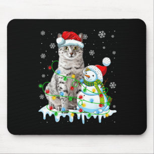 Julljus Snögubbe Egyptian Mau Cat Djurälskare Musmatta